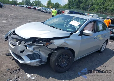 2016 Nissan Sentra Fe+ S/S/Sl/Sr/Sv from USA, damaged, VIN 3N1AB7AP4GY241887